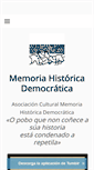 Mobile Screenshot of memoriahistoricademocratica.org